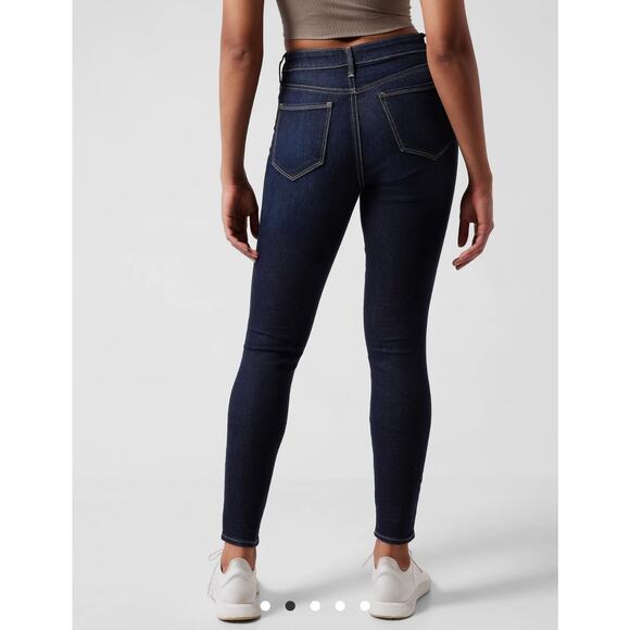 Athleta Sculptek Ultra Skinny Midnight Jean size 2 - Picture 2 of 9